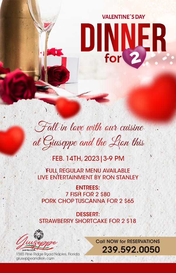 Valentines Day Dinner Flyer 2