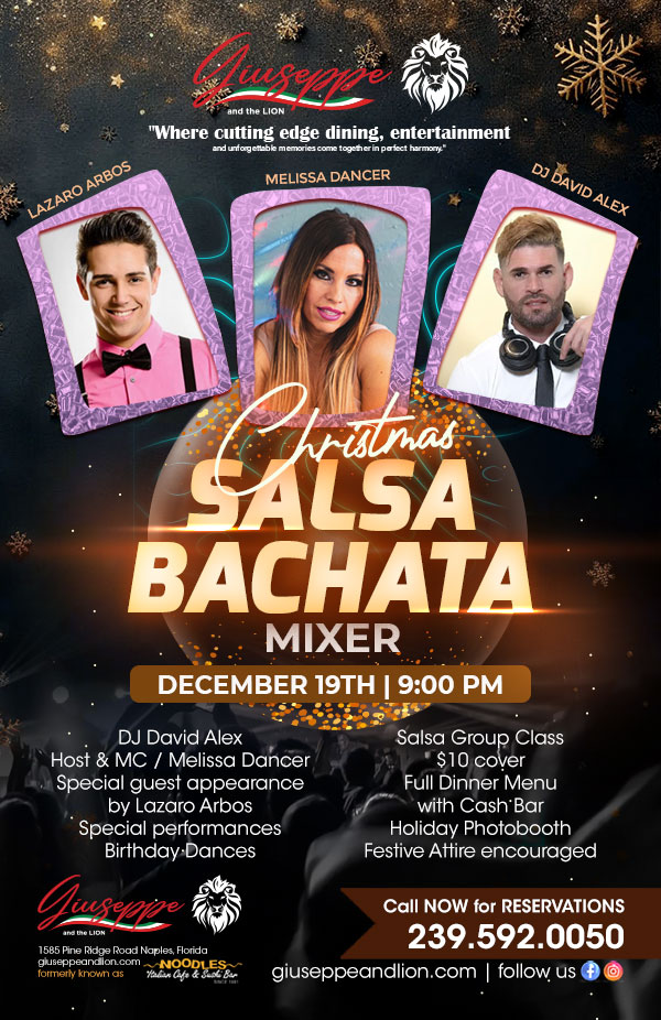 christmas salsa bachata mixer