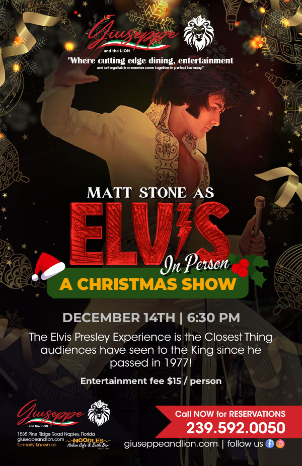 matt stone as elvis christmas show