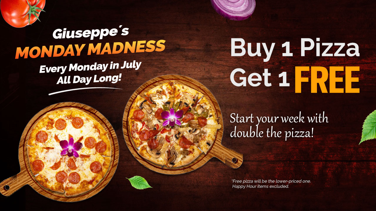 Buy 1 Get 1 FREE Pizza UE