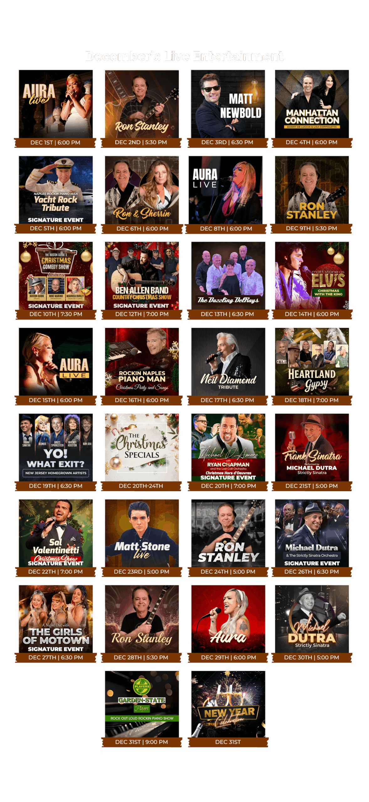 december live entertainment