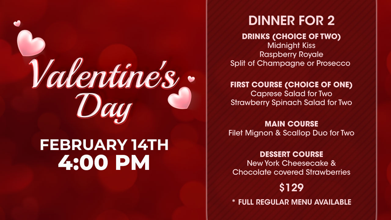 Valentines Day Dinner 2026 UE