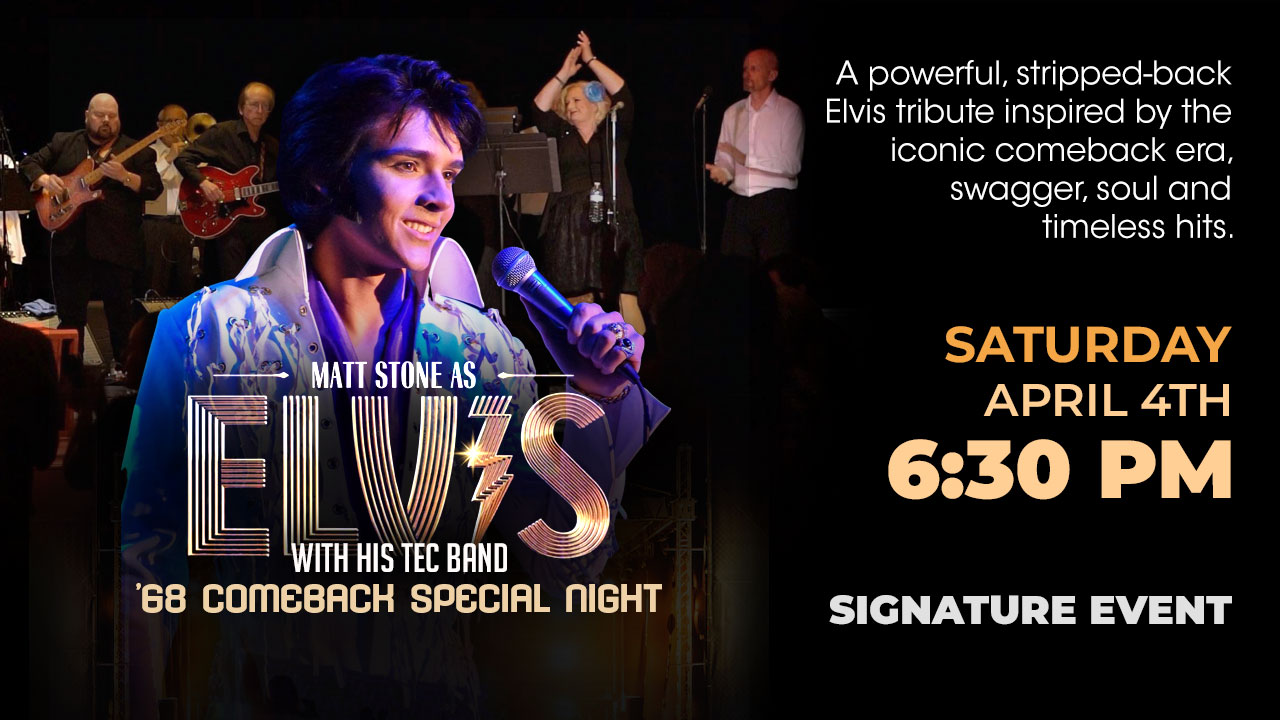Matt Stone as Elvis with his TEC Band UE4