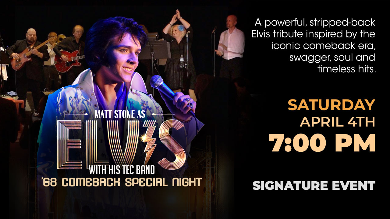 Matt Stone as Elvis with his TEC Band UE4.1