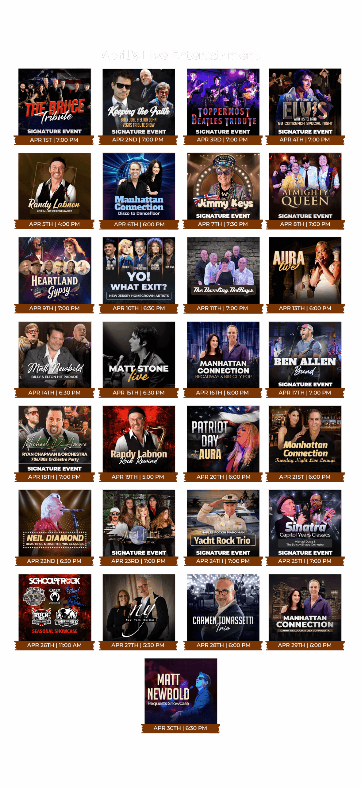 april live entertainment