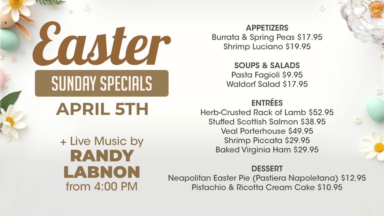Easter Dinner Specials UE3.1