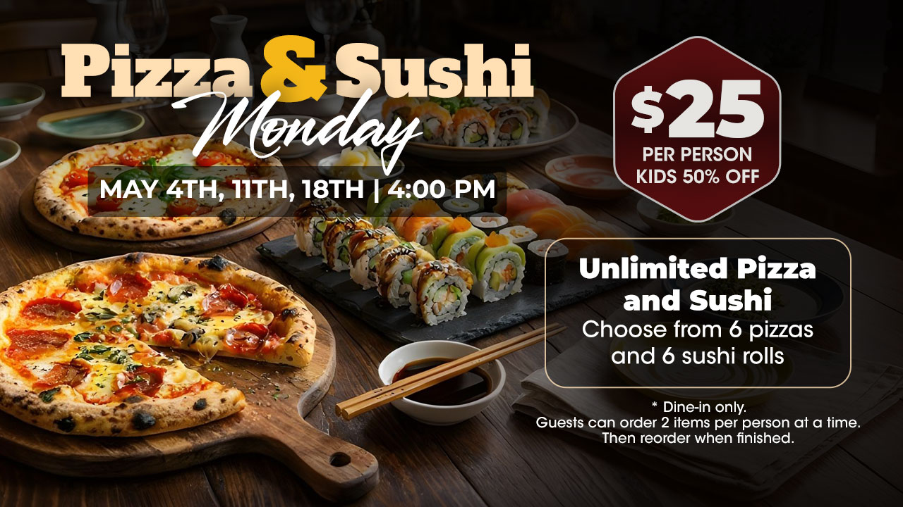 Pizza Sushi Monday UE1.1